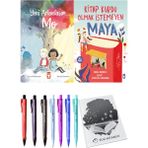 Kitap Kurdu Olmak İstemeyen Maya ve Yeni Arkadaşım Mo 2'li Set - Kalem