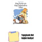 Kitap Kurtları Için Kitap Değerlendirme Defteri + Yapışkanlı Not Kağıdı - Hayır