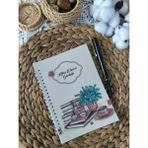 Kitap Okuma Günlüğü MDL01 / Ajandası / Defteri / Okumanı Planla / Reading Planner Oku, Takip Et - Renkli - Spiralli - A5