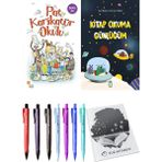 Kitap Okuma Günlüğüm ve Pat Karikatür Okulu 2li Set