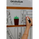 Kitap Takip Çizelgesi - Yapışkansız Tutunan Akıllı Kağıt