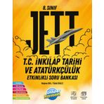 Kitap Ünlüler Karması 8.Sınıf Jett T.C. İnkılap Tarihi ve Atatürkçülük Etkinlikli Soru Bankası