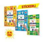 Kitap Yükselen Zeka Yapıştır Çiz Boya 2-4 Yaş İlk Sticker Kitabım