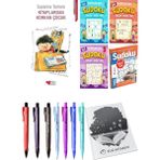 Kitaplardan Korkan Çocuk ve Sudoku 4'lü Paket Kolay Orta Zor