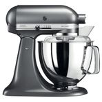 Kitchen Aid 5KSM175PSEMS Medaillon 300 W 10 Kademeli 4.8 lt Hazneli Mutfak Robotu Silver