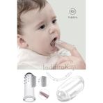 Kitchen Beauty Bebek Parmak Şekilli Diş Fırçası Silikon Hijyenik Kutulu Yumuşak Diş Fırçası Bebek Diş Fırçası