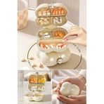 Kitchen Beauty Taşınabilir İlaç Kutusu Bölmeli İlaç Kutusu 7 gün Hap Saklama Kutusu İskandinav Tarz Kare İlaç Kutu