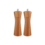 Kitchen Design Lab Akasya Komple Ahşap Gövdeli Tuz Karabiber Değirmeni Baharat Öğütücüsü 16 CM - 2 Adet - 395