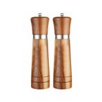 Kitchen Design Lab Akasya Komple Ahşap Tuz Karabiber Değirmeni Baharat Öğütücüsü 21 CM - 2 Adet - 393