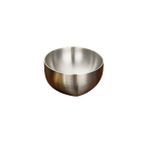 Kitchen Design Lab Çelik Çift Cidarlı Kase, Çırpma ve Karıştırma Kabı 16 CM 18/10 - 304 Kalite - Paslanmaz Çelik