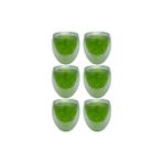 Kitchen Design Lab Çift Cidarlı Buzlu 250 ML Cam Kupa Seti 6 Adet 2220