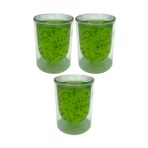 Kitchen Design Lab Çift Cidarlı Cam 250 ML Bardak Seti 3 Adet 2127