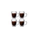 Kitchen Design Lab Çift Cidarlı Cam 300 ML Kupa Seti 4 Adet 2038