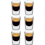 Kitchen Design Lab Espresso Fincanı, 160 ml, Cam, 6 Adet Set
