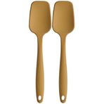 Kitchen Design Lab Silikon Düz Spatula, 27 cm, 2'li Set, Sarı