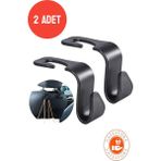Kitchen Dream 2 Adet Pratik Araba Koltuk Arkası Askı Araç İçi Elbise Poşet Çok Amaçlı Askı