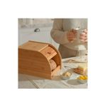 Kitchen Dream Bambu Ekmek Kutusu, Ekmeklik Dolabı , Dar alan Bambu Ekmeklik 27 * 20 cm