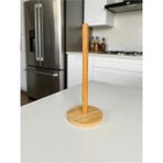 Kitchen Dream Bambu Yuvarlak Kağıt Havluluk Dikey Masa Üstü Rulo Kağıt Havlu Dik Havlu Peçetelik