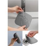 Kitchen Dream Kare Kötü Koku Önleyici Silikon Mat Banyo Mutfak Lavabo Balkon Gider Tıpası Kapağı