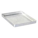 Kitchen Express Alüminyum Baklava Tepsisi 30 x 40 800 gr - 30 x 40 cm - Gri
