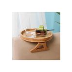 kitchen GRANDE Bambu Koltuk Kenarı Sehpası Yan Kolçak Sehpası Servis Tepsisi 20cm