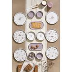 Kitchen Life 14 Parça 6 Kişilik Bahar Dalı Kahvaltı Takımı-Lüx Kahvaltılık Sunum Seti Tabağı