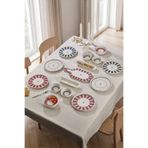 Kitchen Life 15 Parça 6 Kişilik Premium Lovely Birds Kahvaltı Takımı Kahvaltılık Sunum Seti Tabak Seti