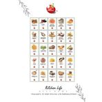Kitchen Life 25 Adet Yıkanabilir Saklama Kabı Etiketi - Stickerı