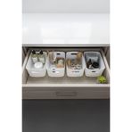 Kitchen Life 4'lü Çok Amaçlı Dolap İçi Düzenleyici Kutu-Buzdolabı,Mutfak,Banyo Düzenleyici,Makyaj Organizeri 4 lt