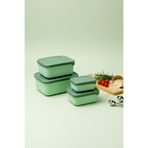 Kitchen Life 4’lü Dikdörtgen Saklama Kabı Seti (0,43ml-0,83ml-1.6L-2.6L) Mikrodalga ve Dondurucu Uyumlu