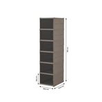 Kitchen Life 6'lı Katlanabilir Ayakkabılık Taşınabilir Çok Amaçlı Geniş Dolap ve Raf