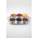 Kitchen Life 6'lı Stainles Steel Sofra Sunum Çerezlik Kahvaltılık Paslanmaz çelik Kase
