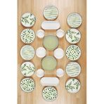Kitchen Life Greentree Stackable 22 Parça 12 Kişilik Kahvaltı Takımı Çok Renkli