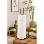 Kitchen Life Paslanmaz Metal Peçetelik-Rulo Kağıt Havluluk 29 Cm Siyah