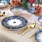 Kitchen Life Starburst New Bone 24 Parça 6 Kişilik Porselen Yemek Takımı