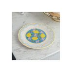 Kitchen Limecello Porselen Servis Tabağı - Renkli - 27 Cm