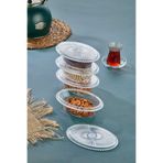 Kitchen Line 4 Lü Kapaklı Saklama Kabı Kahvaltılık Saklama Kuruyemiş Saklama Çok Amaçlı Saklama