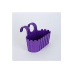 Kitchen Line Akasya Çift Askılı Saksı, 30 cm Renkli Çit Balkon Saksı, 2 Renk Asılabilir Balkon Saksısı