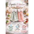 Kitchen Live Fiyonklu Mercan Kadife El Havlusu Hızlı Kuruyan Mikrofiber Su Emici Asılabilir El Yüz Havlusu 1 Adet
