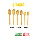 Kitchen Mania 6 Parça şimşir kaşık seti-tahta kaşık-