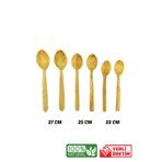 Kitchen Mania 6 Parça Şimşir Kaşık Seti-tahta kaşık servis gereçleri-ahşap spatula ağaç kaşık