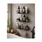 Kitchen Smile Modern 3 Katlı Banyo Düzenleyici Şampuanlık Mutfak Düzenleyici Baharatlık