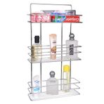 Kitchen Store 3 Katlı Düz Banyo Şampuanlık Raf Banyo Rafı