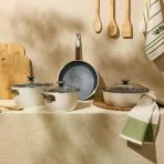 Kitchen Toscana Chef 7 Parça Seramik Tencere Tava Seti