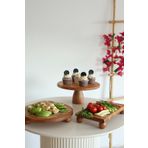 kitchen trend Justwood 3Lü 29 Cm Lucca Pastalık, 29 Cm Risus, 17x30 Risus Ahşap Çeyiz Seti