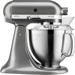 Kitchenaid 5KSM185PSEMS Artisan Mutfak Şefi 300 W Güç ve 4.8 Lt Kapasite Medallion Silver