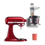 Kitchenaid 5Ksm1Ja Meyve/Sebze Sıkacağı Aksesuarı Yavaş Slow Juicer Kırmızı