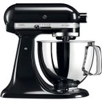 KitchenAid Artisan 4.8L Stand Mikser Onyx Black 5KSM125EOB 300 W Güç Siyah Renk Paslanmaz Çelik Kase ile Çok Amaçlı