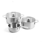 Kitchenaid Çelik 20 + 24 Cm Tencere & 16 Cm Sosluk