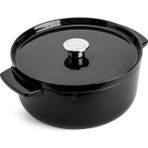 Kitchenaid Döküm Demir Tencere Siyah 26 cm - 5.2 L - 5,2 Lt
